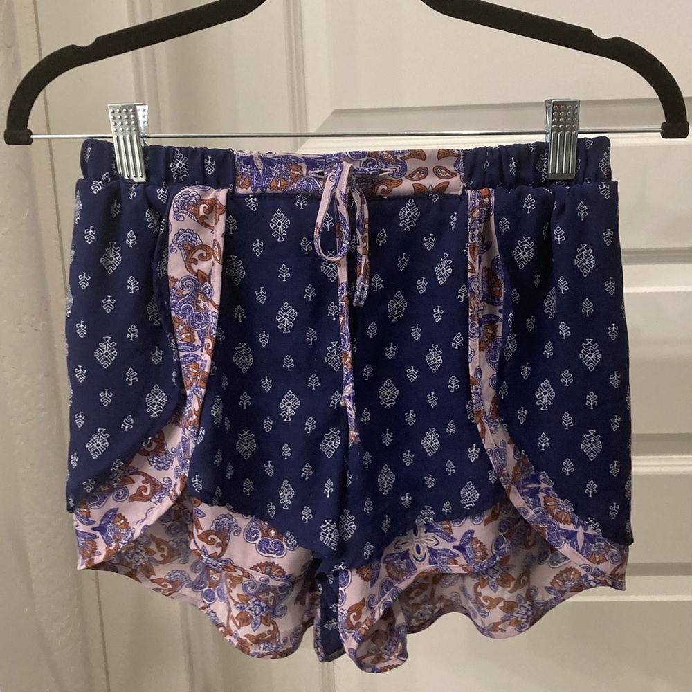 small navy shorts